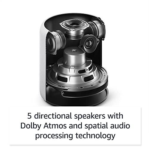 Like-New Amazon Echo Studio (newest model), Our best-sounding Alexa speaker, Perfect for living rooms, family rooms, and other large spaces