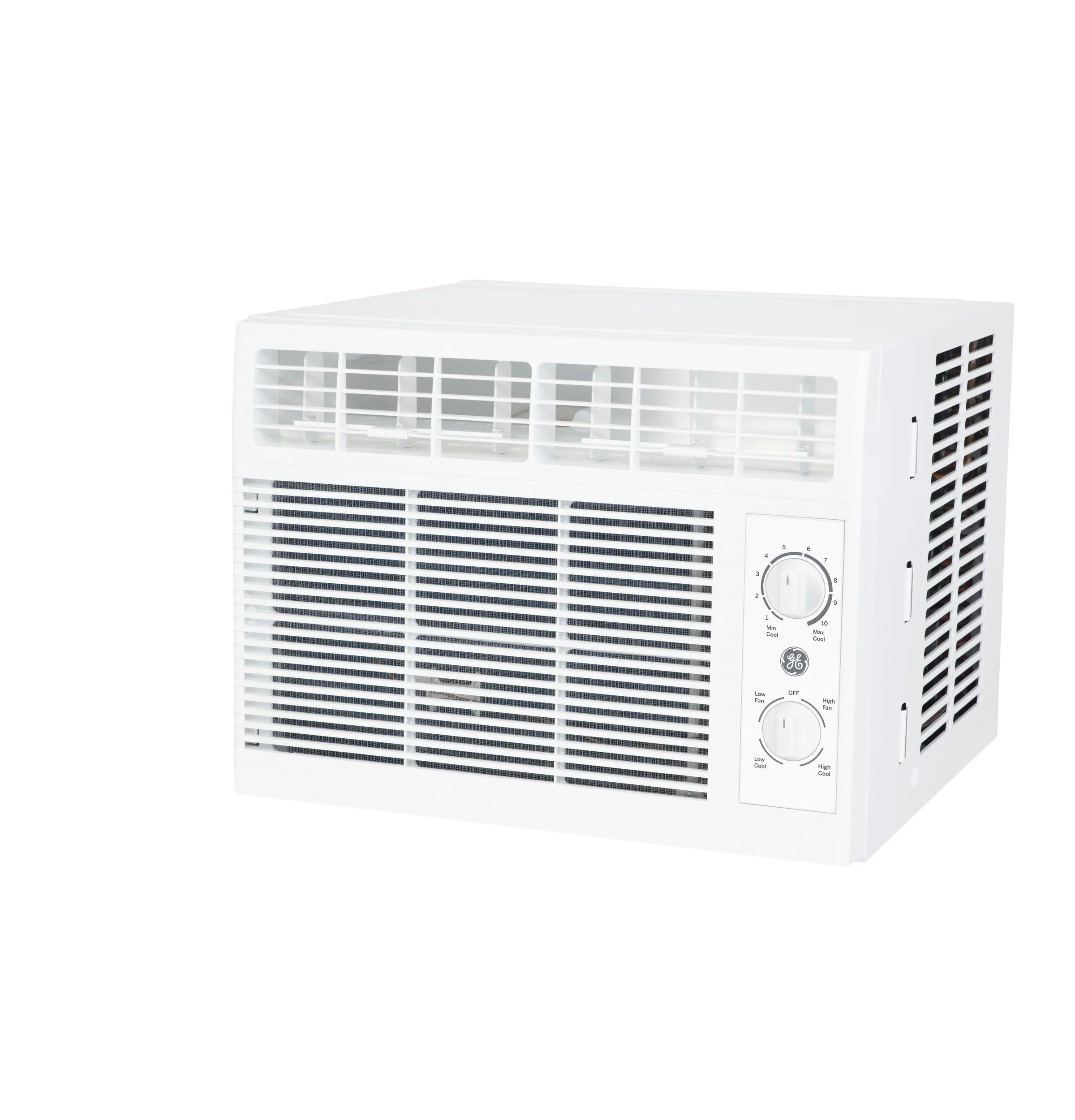 GE® 5,000 BTU 115-Volt Mechanical Window Air Conditioner for Bedroom, White, AHT05LZ