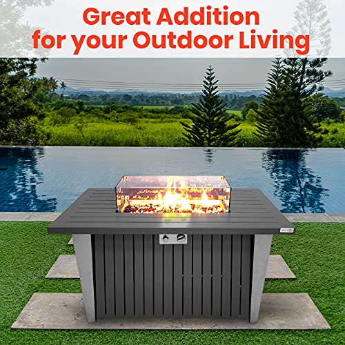 Outdoor Propane Fire Pit Table - CSA/ETL Certified Safe 50