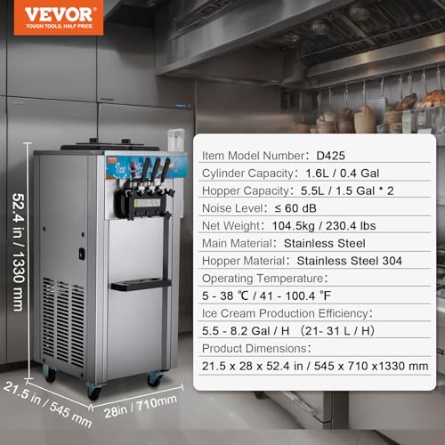VEVOR Ice Cream Maker
