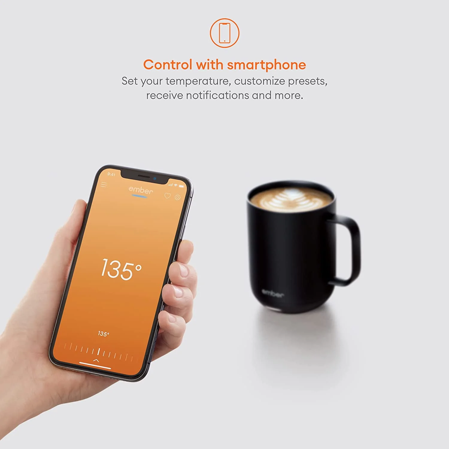 Ember Temperature Control Smart Mug 2, 14 oz, Grey
