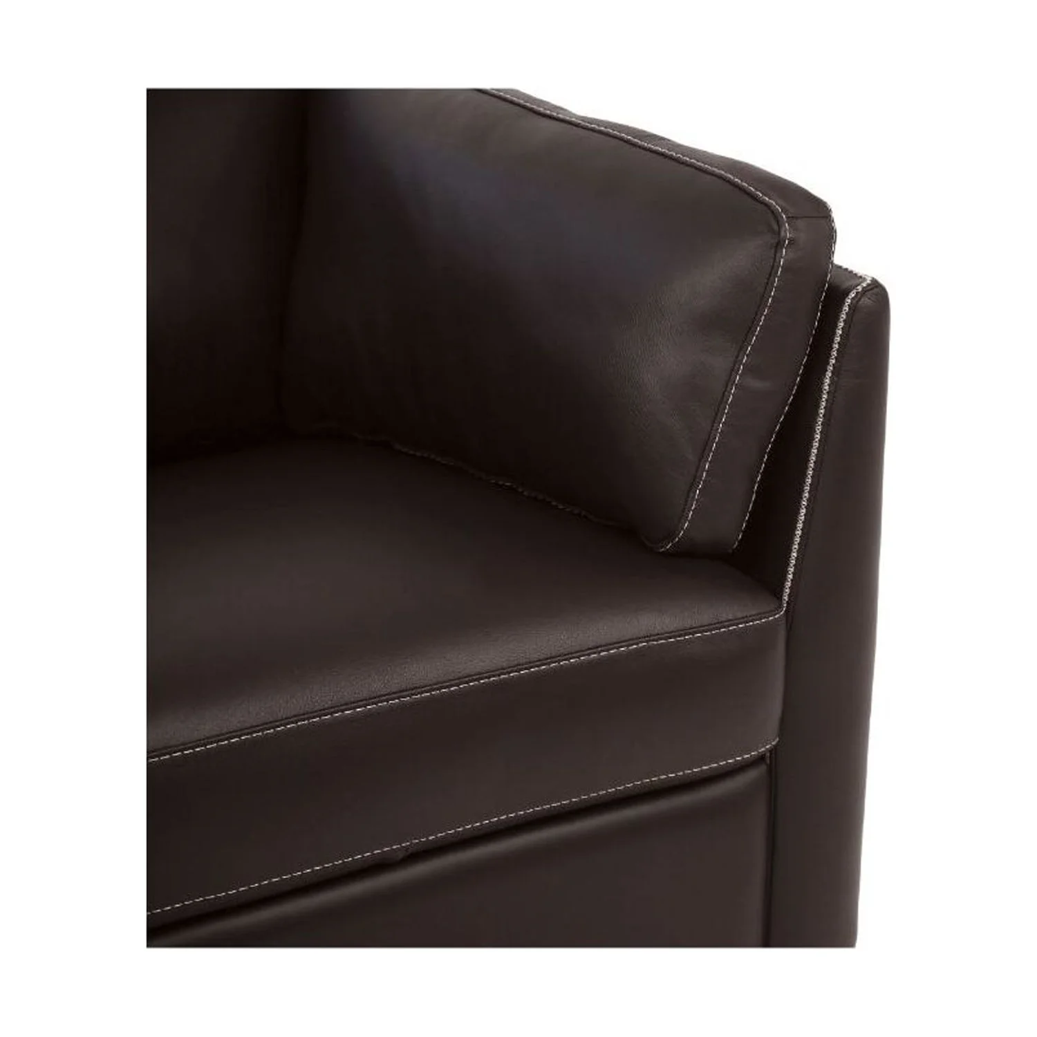 ACME Matias Leather Sofa in Chocolate