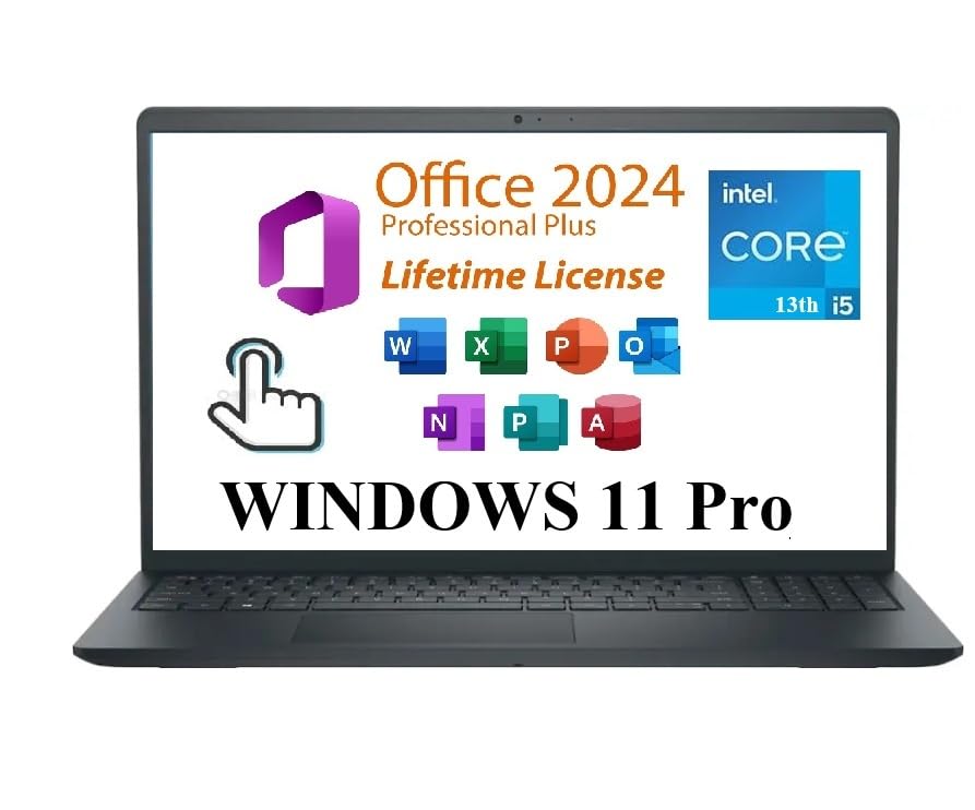 Dell Inspiron 15 3000 3520 Business Laptop Computer[Windows 11 Pro], 15.6'' FHD Touchscreen, 11th Gen Intel Quad-Core i5-1135G7, 16GB RAM