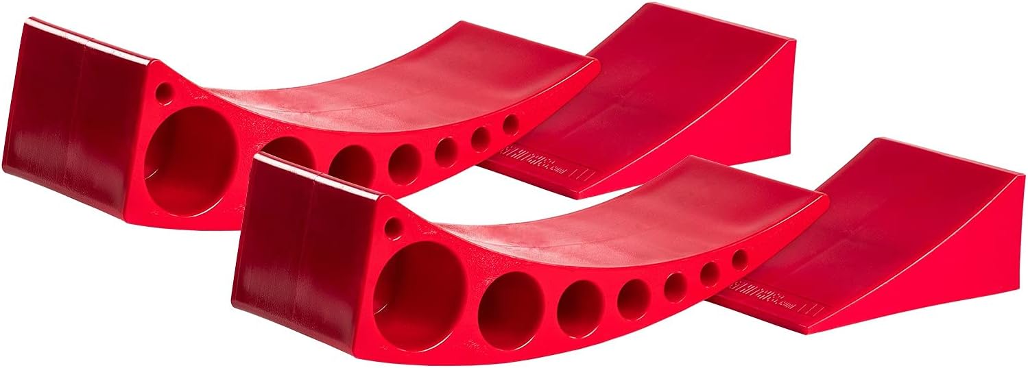 ANDERSEN HITCHES | RV Accessories | 2-Pack Camper Leveler System Must Have RV |LIFETIMEWARRANTY Camping Travel Easy Storage Jack stabilizer Block |