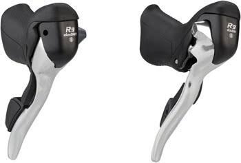 Microshift R9 Drop Bar Shift Lever Set 2 x 9-Speed Shimano Compatible Black