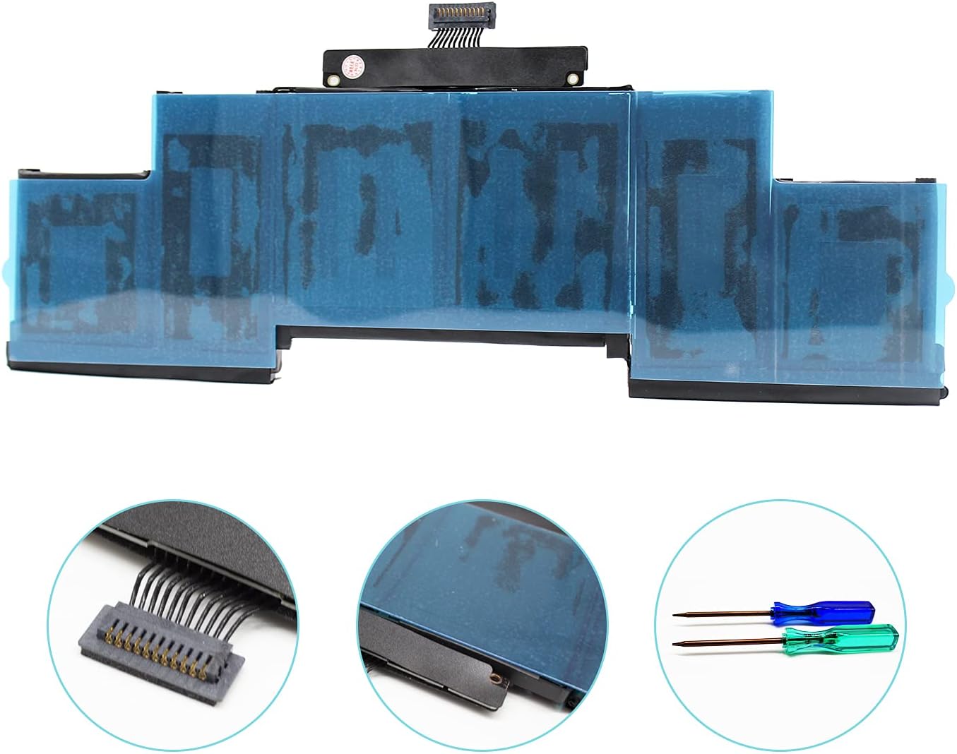 A1494 A1618 Battery Only for (Mid 2015, Mid 2014, Late 2013) A1398 - Puredick Replacement Battery for 15-inch A1398