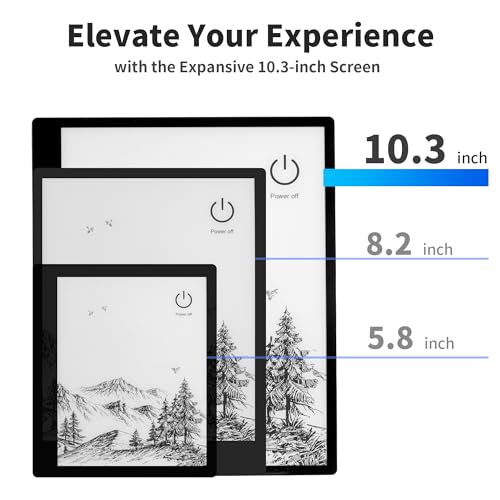 Veidoo 10.3 inch Ebook Reader, Large E-Ink 1872 * 1404 227ppi Touch Screen, 64GB ROM, WiFi, Android E-Reader, Built-in Speaker
