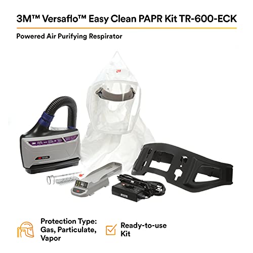 3M PAPR Respirator, Versaflo Powered Air Purifying Respirator Kit, TR-600-ECK