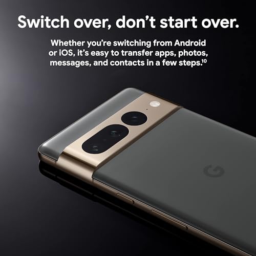 Google Pixel 7 Pro - 5G Android Phone - Unlocked Smartphone with Telephoto/Wide Angle Lens, and 24-Hour Battery - 128GB - Obsidian
