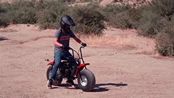 Coleman Powersports CT200U-AB Gas Powered Trail Mini-Bike, 196cc6.5HP, Black