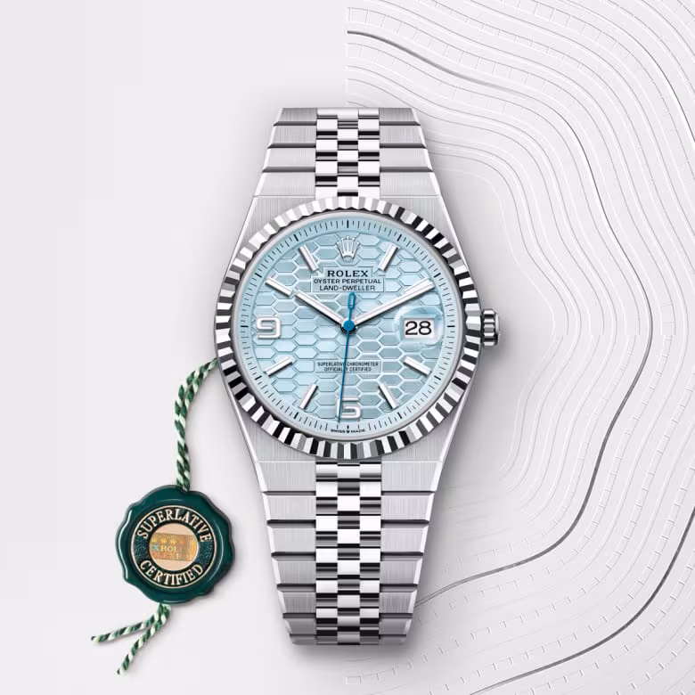 Rolex Land-Dweller Oyster, 40 mm, platinum