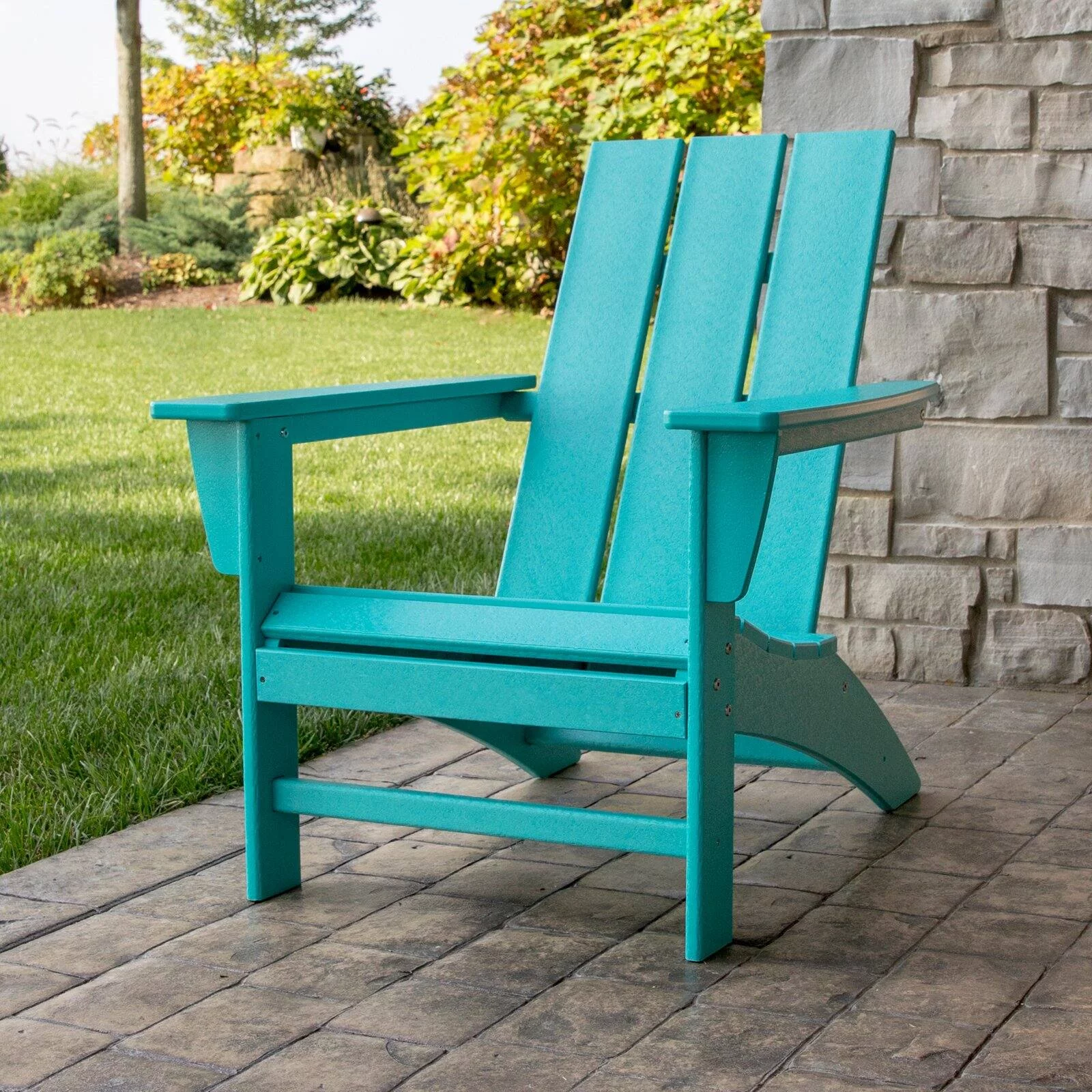 POLYWOOD&reg;  Modern Outdoor Adirondack Chair