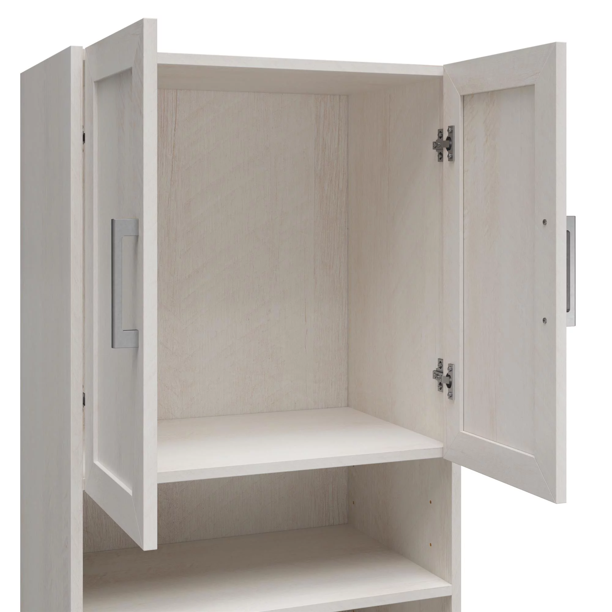 Systembuild Evolution Elba 2 Door 2 Drawer Modular Closet Unit, Ivory Oak