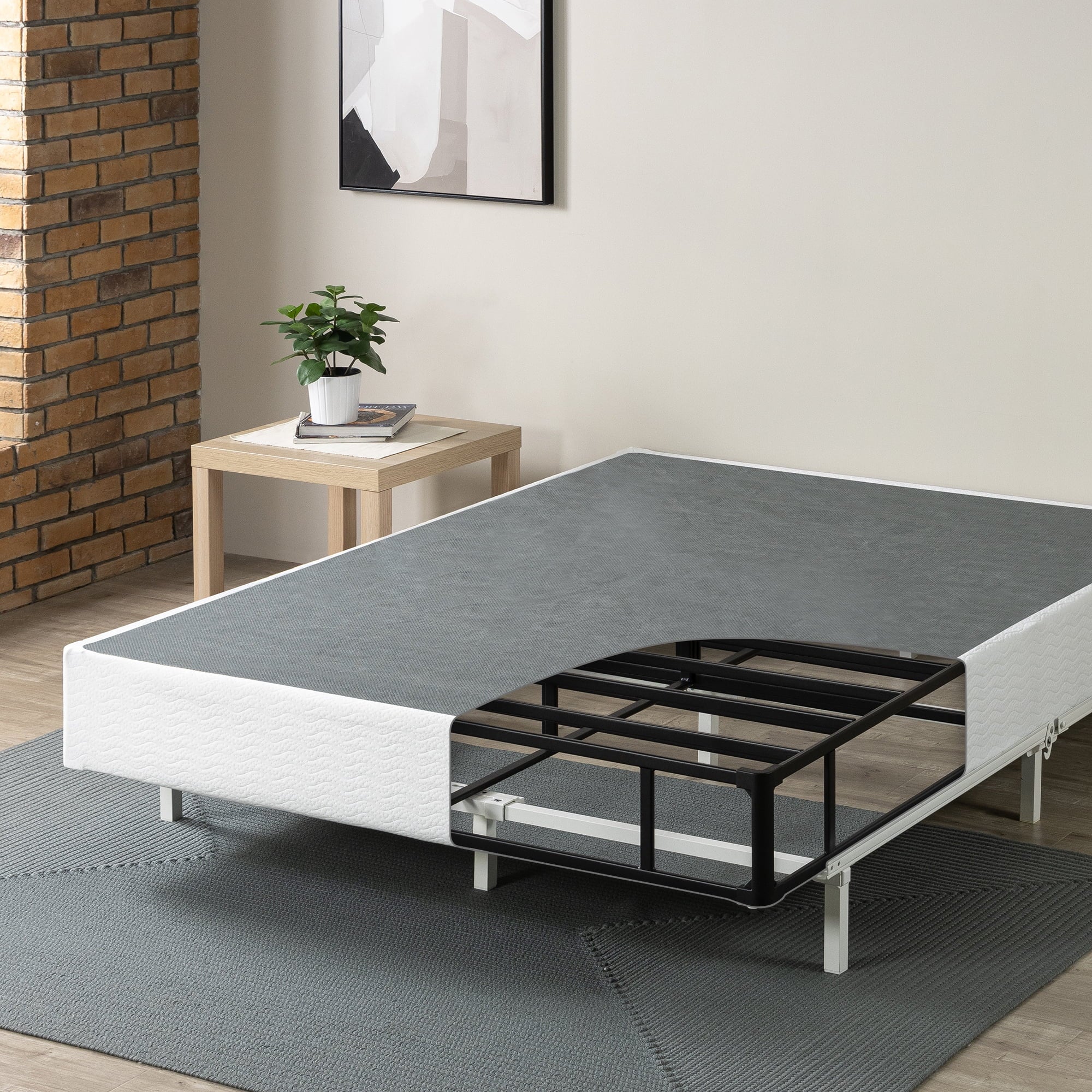 Zinus 9 Metal Smart BoxSpring® with Quick Assembly, Mattress Foundation, Queen