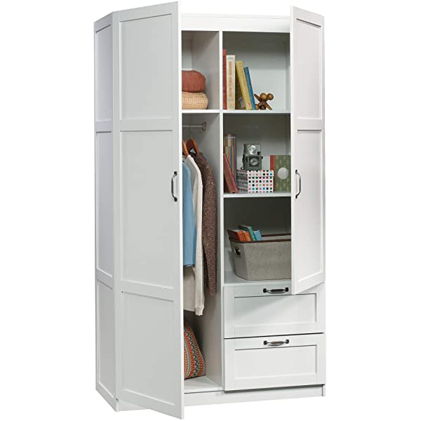 Sauder Large Storage Cabinet, Cinnamon Cherry Finish Cinnamon Cherry Cabinet