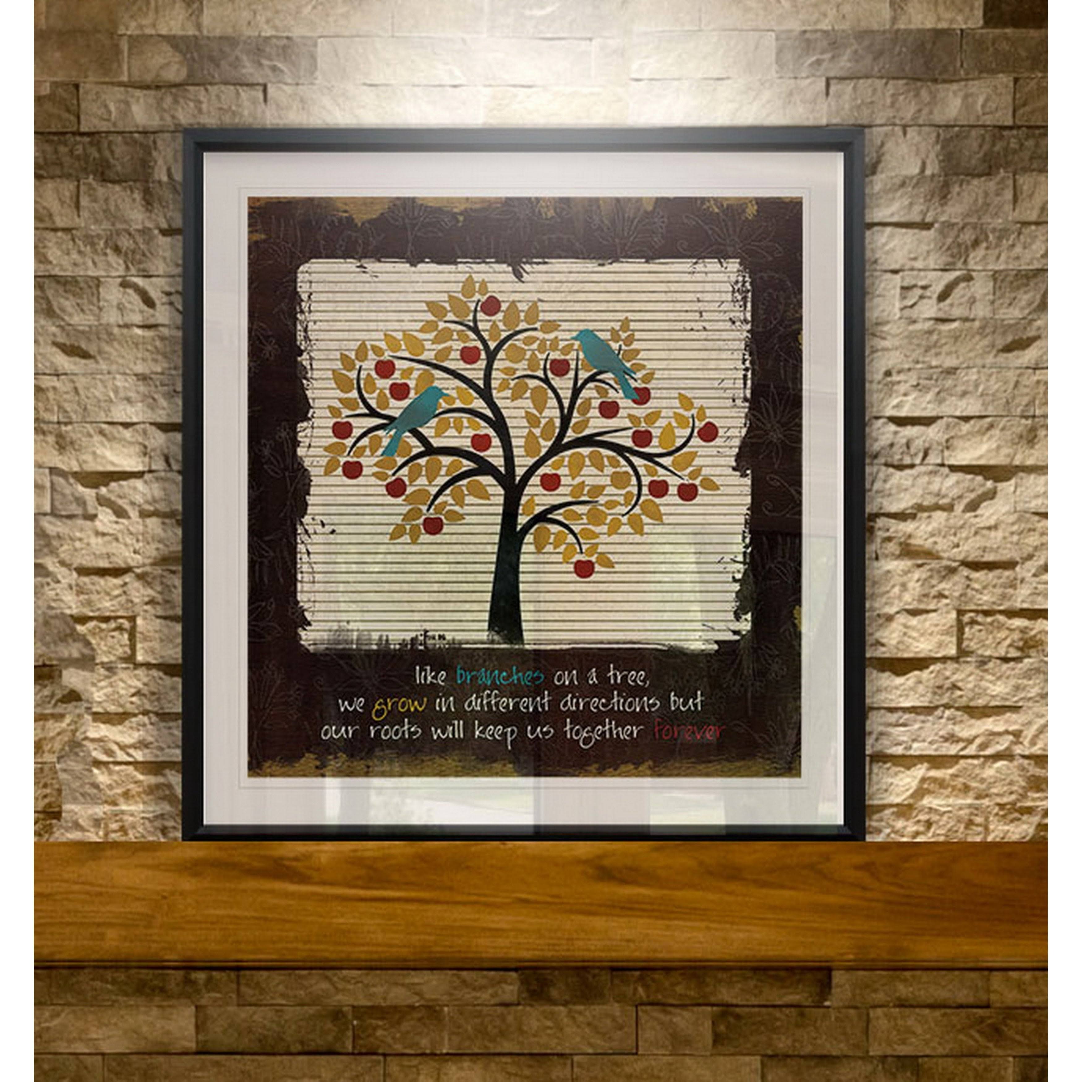 Family Tree -Framed Giclee Print - 32x32