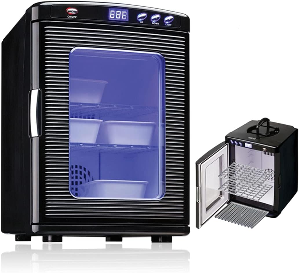Reptile Incubator Digital Incubator Cooling and Heating Reptile Egg Incubator 110V and 12V Work for Newly Hatched brooders-Suitable for Birds