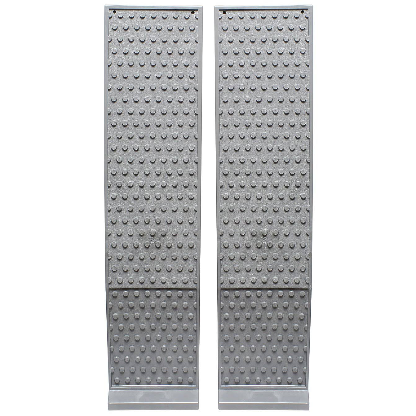 BISupply | Vehicle Service Ramp Set 6.6 inch Lift 5 Ton Truck Ramps, 2 Pack 0777