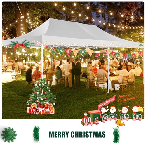 COBIZI 13x26 Pop Up Tent 13x26 Canopy with Sidewalls Heavy Duty Canopy Party Tent for Parties