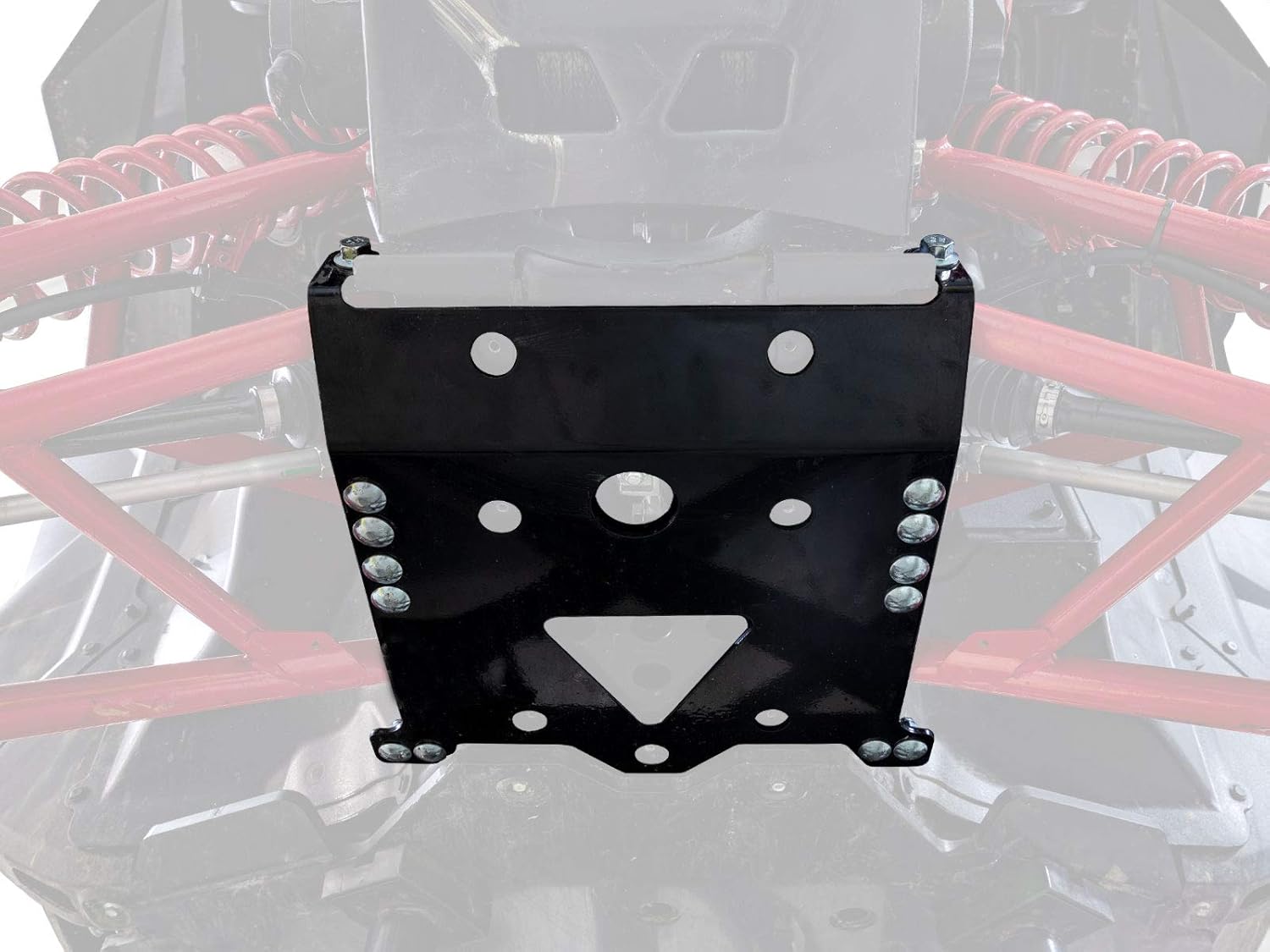 SuperATV Black Front Suspension Frame Stiffener/Gusset Kit for 2019+ Honda Talon 1000R / 1000X