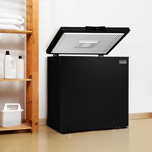 Newair 13.8 cu. ft. Upright Freezer, Fridge Freezer Convertible, Garage Ready Refrigerator, Frost Free Freezer with Door Alarm, Stand up Deep Freezer