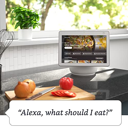 Like-New Amazon Echo Show 10 (newest model), HD smart display with premium sound, motion and Alexa, Charcoal