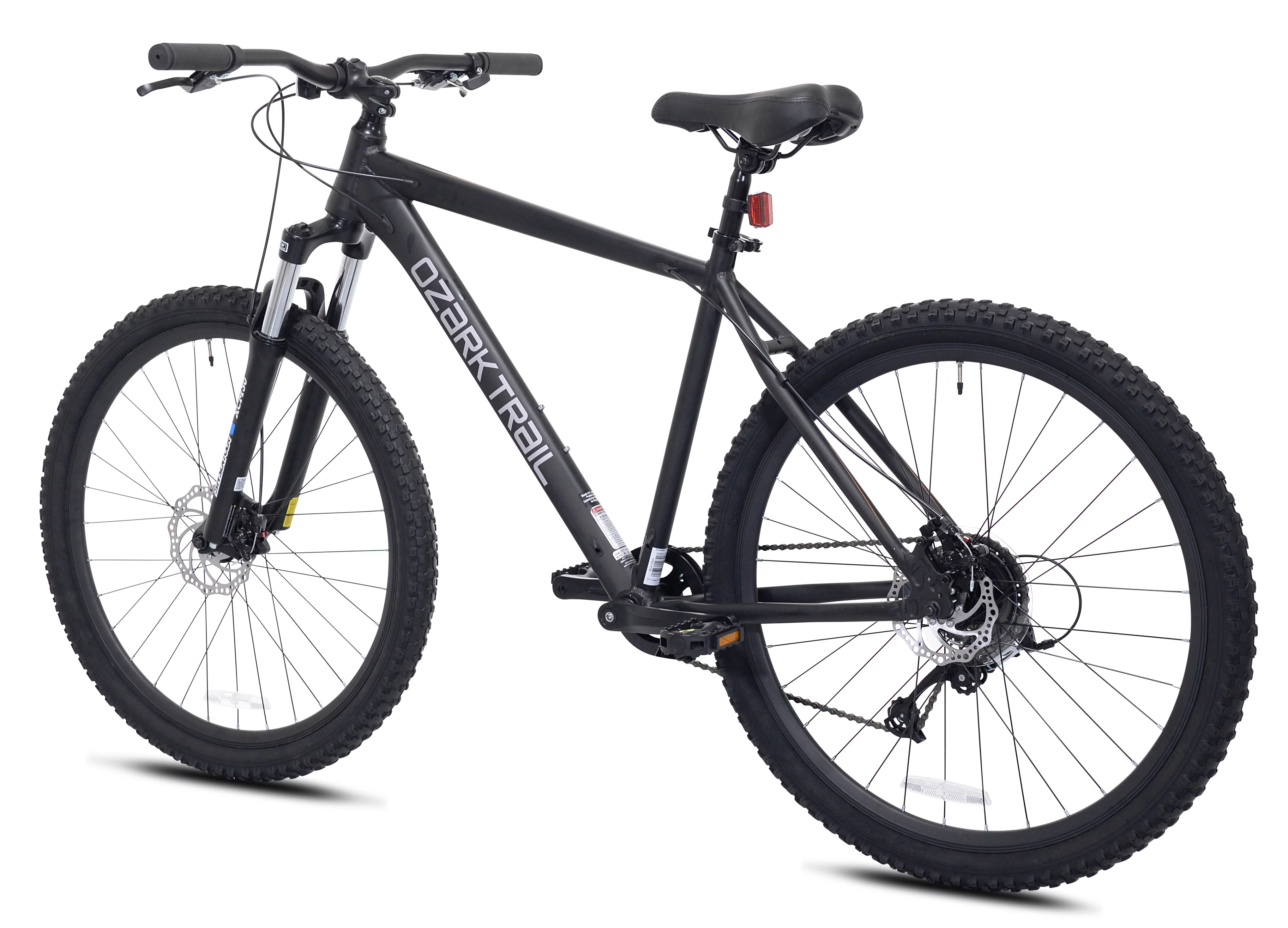 Ozark Trail 27.5 Vibe Mountain Bike, Medium Frame, Black, Adult, Unisex