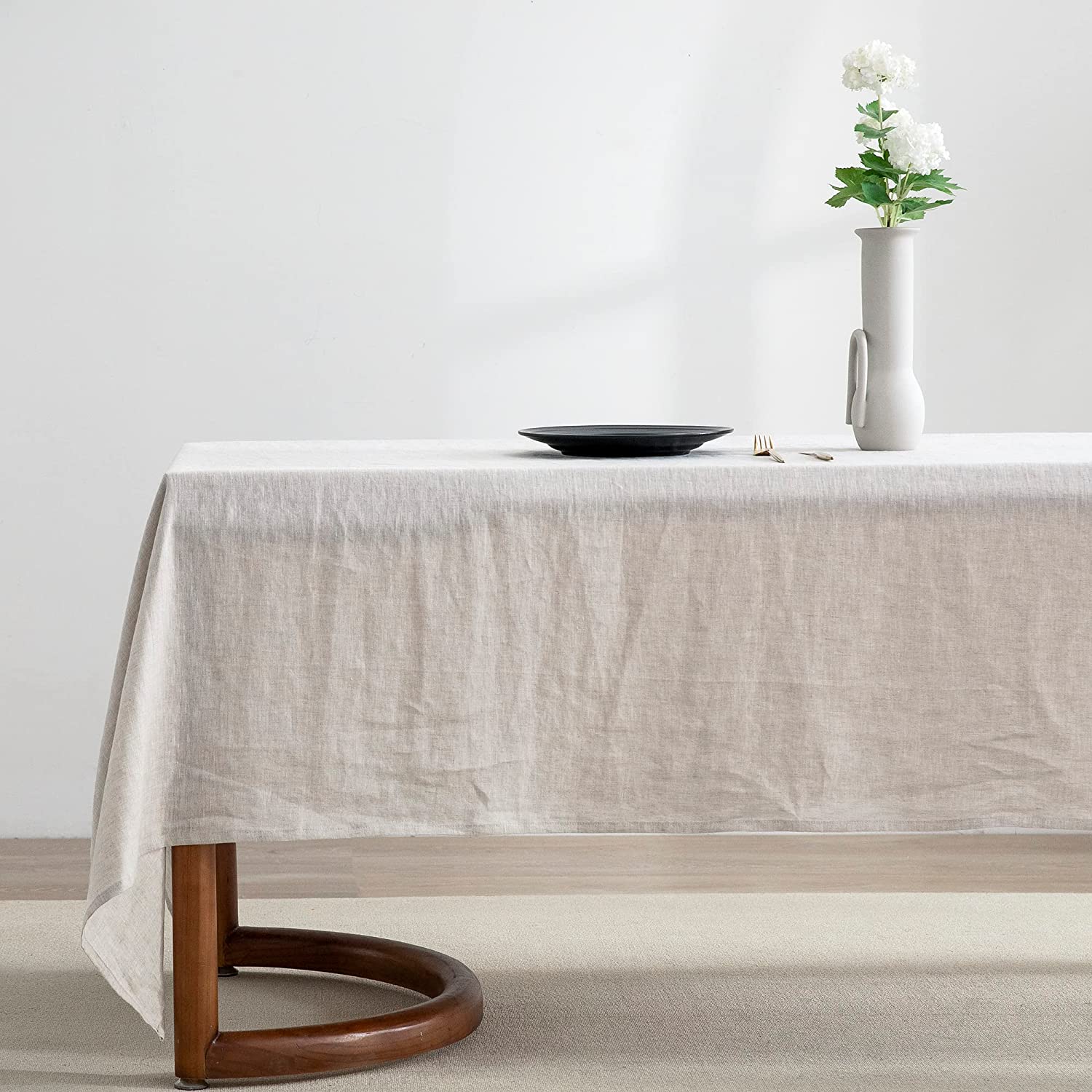 100% Pure Linen Rectangle Tablecloths 60x120Inches for Dining,Buffet Parties,Picnic,Events,Weddings and Restaurants,Decorative Halloween