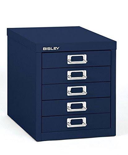Bisley 5 Drawer Steel Desktop Multidrawer Storage Cabinet