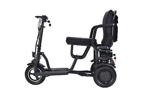 Folding Mobility Electric Scooter 48v 700w Dual Motor Lithium Battery 42 * 22 * 33(Inch) (Black)…