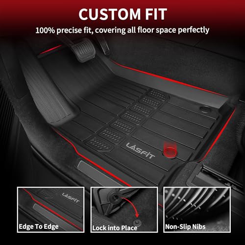 LASFIT Floor Mats & Trunk Mat for Jeep Grand Cherokee 2022-2025 5-Seat (Include 4xe, NOT for L)