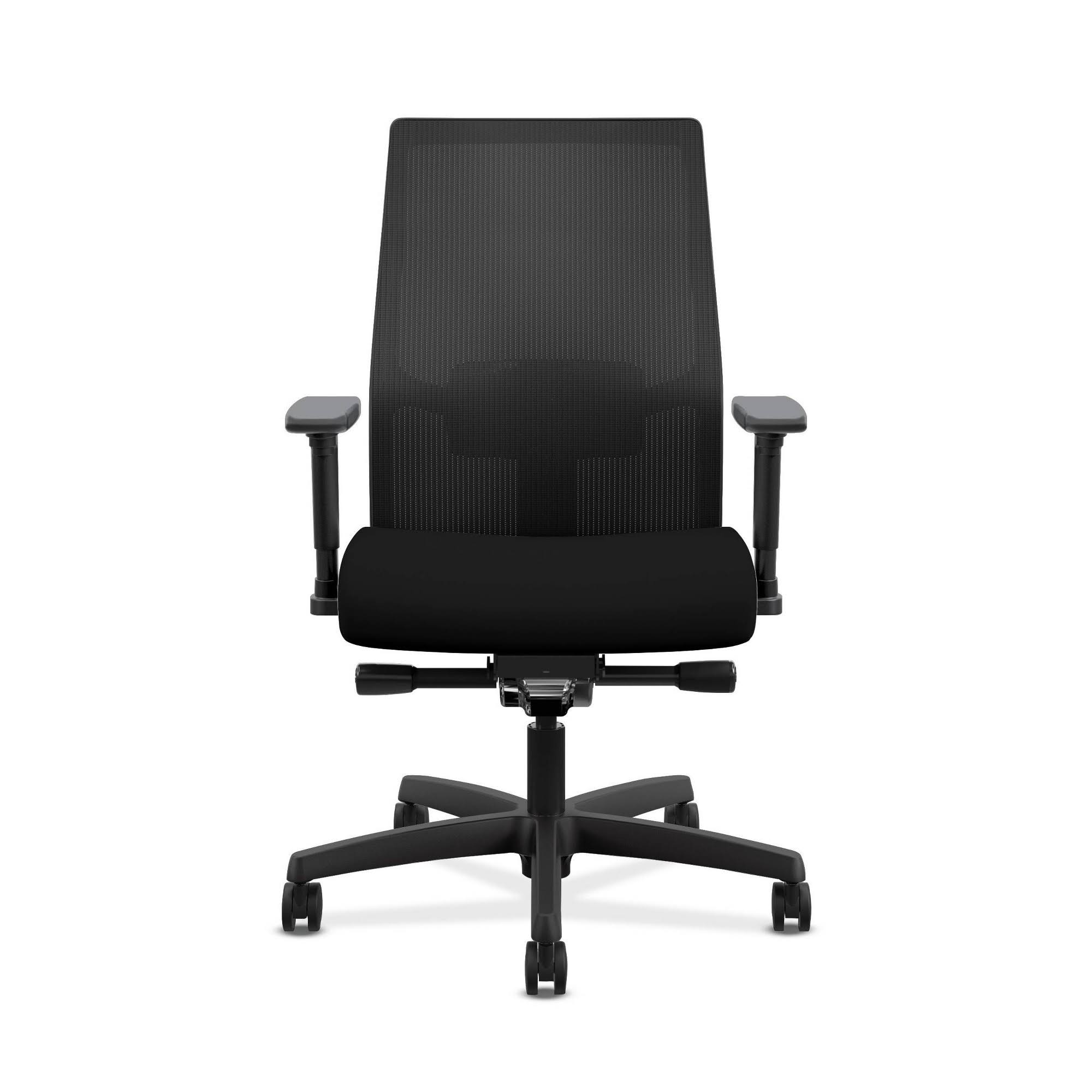 HON Ignition 2.0 Ilira-Stretch Mid-Back Mesh Task Chair, Black