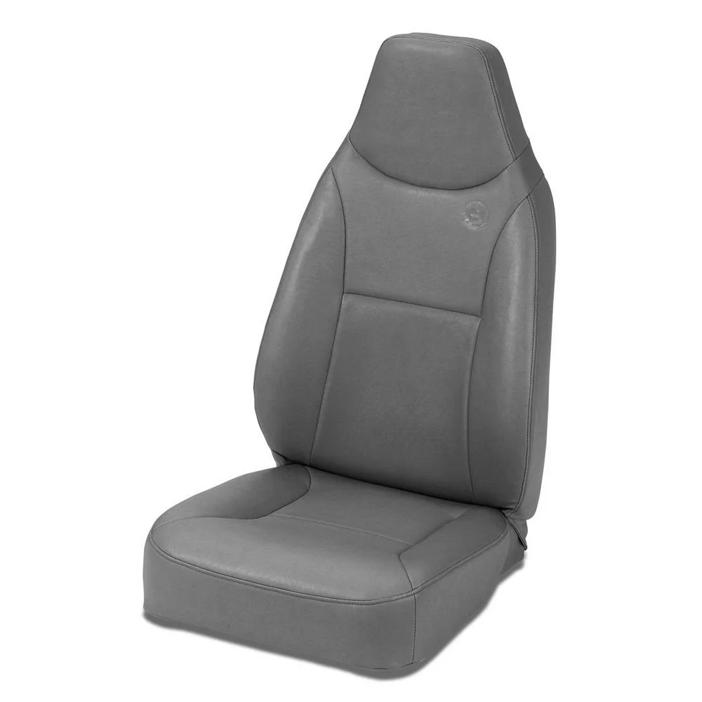 Bestop Trailmax II Stationary High Back Seat (Gray) Fits select: 1997-2006 JEEP WRANGLER / TJ, 1989-1995 JEEP WRANGLER / YJ - Curated Treasures Market