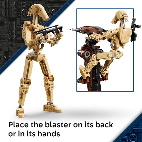 LEGO Star Wars: The Phantom Menace Battle Droid with STAP - Building & Learning Toy for Boys & Girls, Ages 12+ - Star Wars Toy & Model Kit