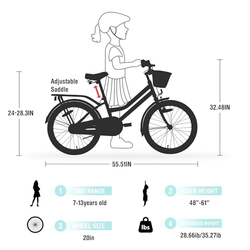 Girls Bike with Basket