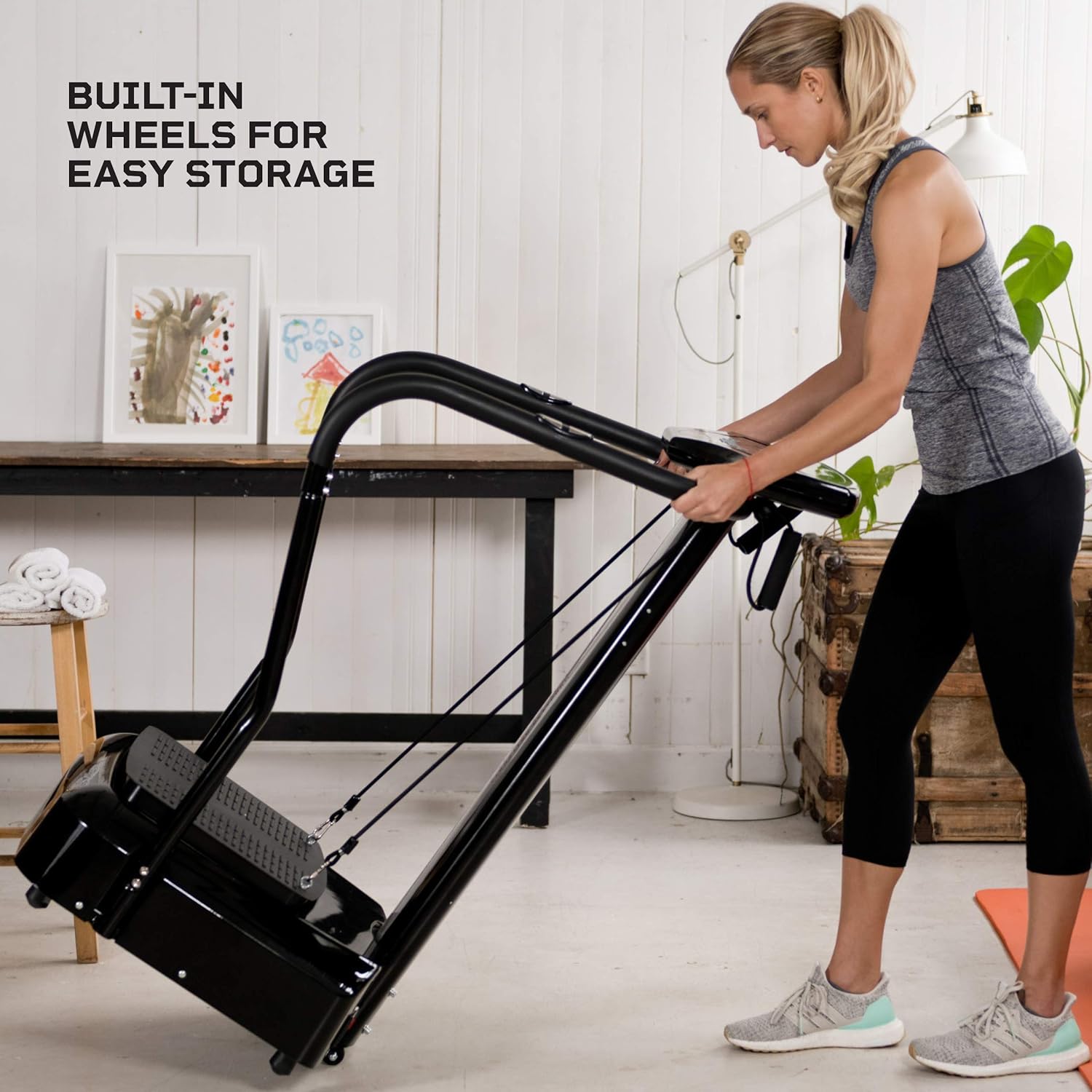 LifePro Rhythm Viberation Plate Machine - Professional Whole Body Vibration Platform for Home Fitness
