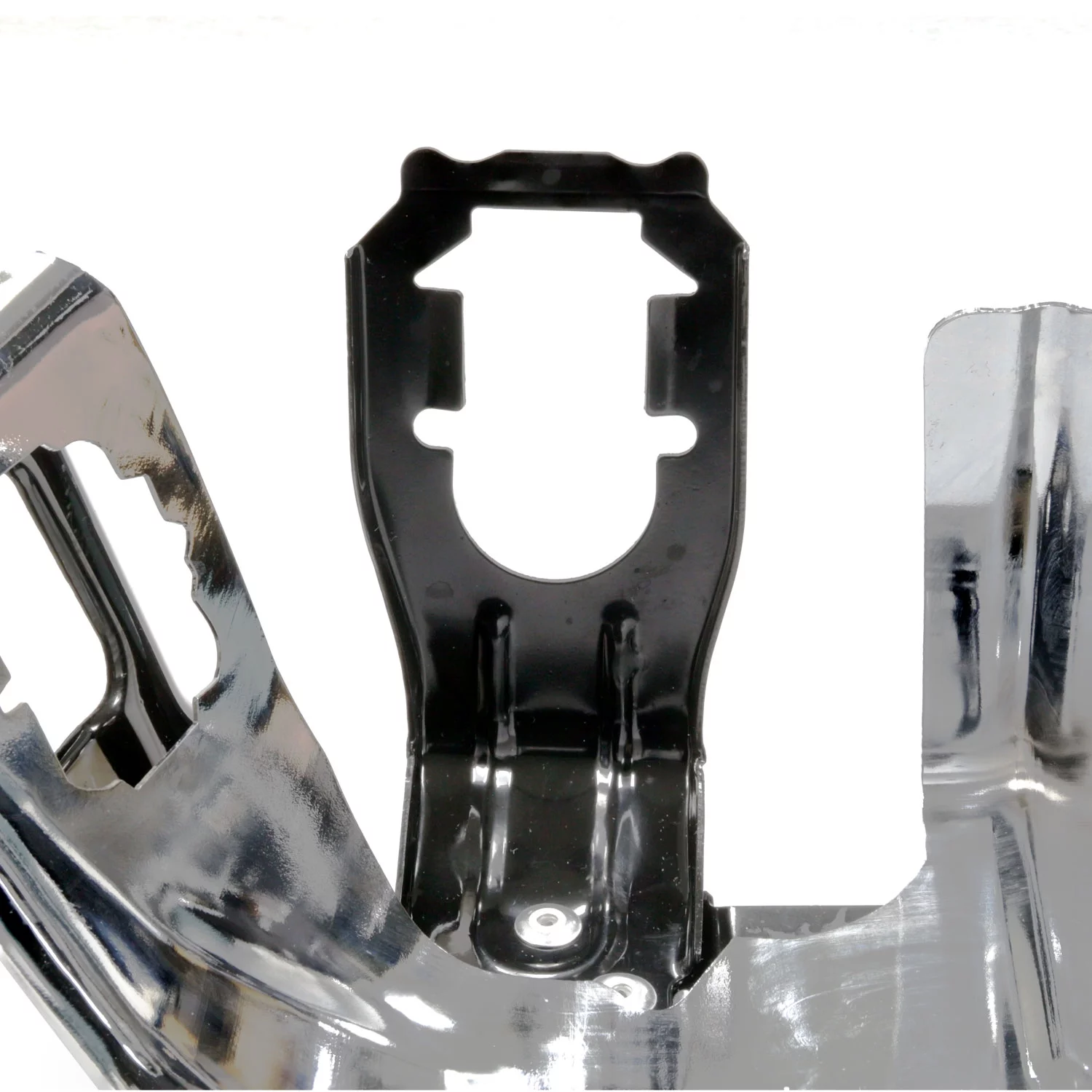 AKKON - Fits 2009-2018 Dodge Ram 1500 19-22 Classic Chrome Rear Bumper Black Step with Dual Exhaust & Rear Parking Assist Sensor
