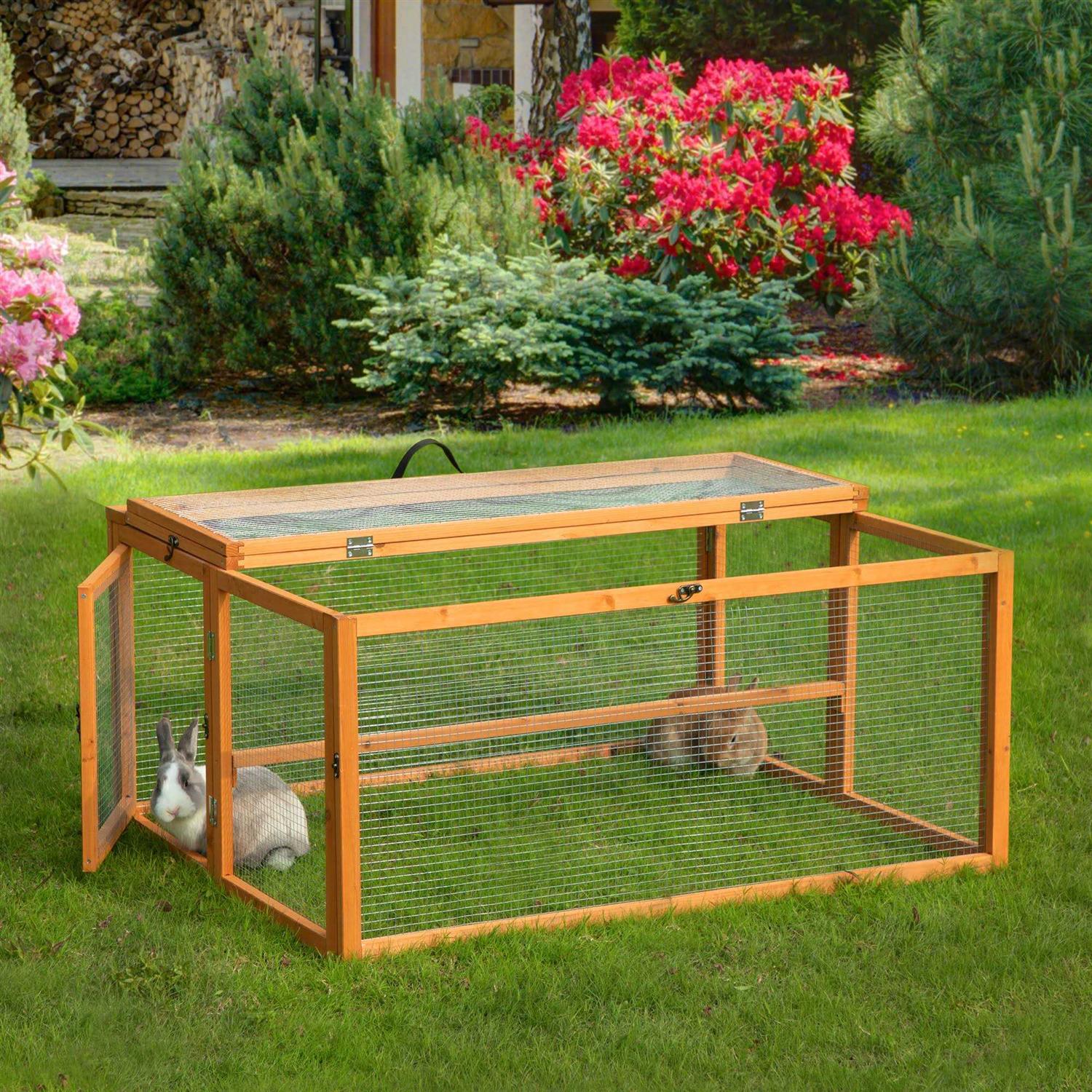 Coziwow Chicken Coop &amp; Roosting Bar Small Pet Hutch - Pet Supplies online store