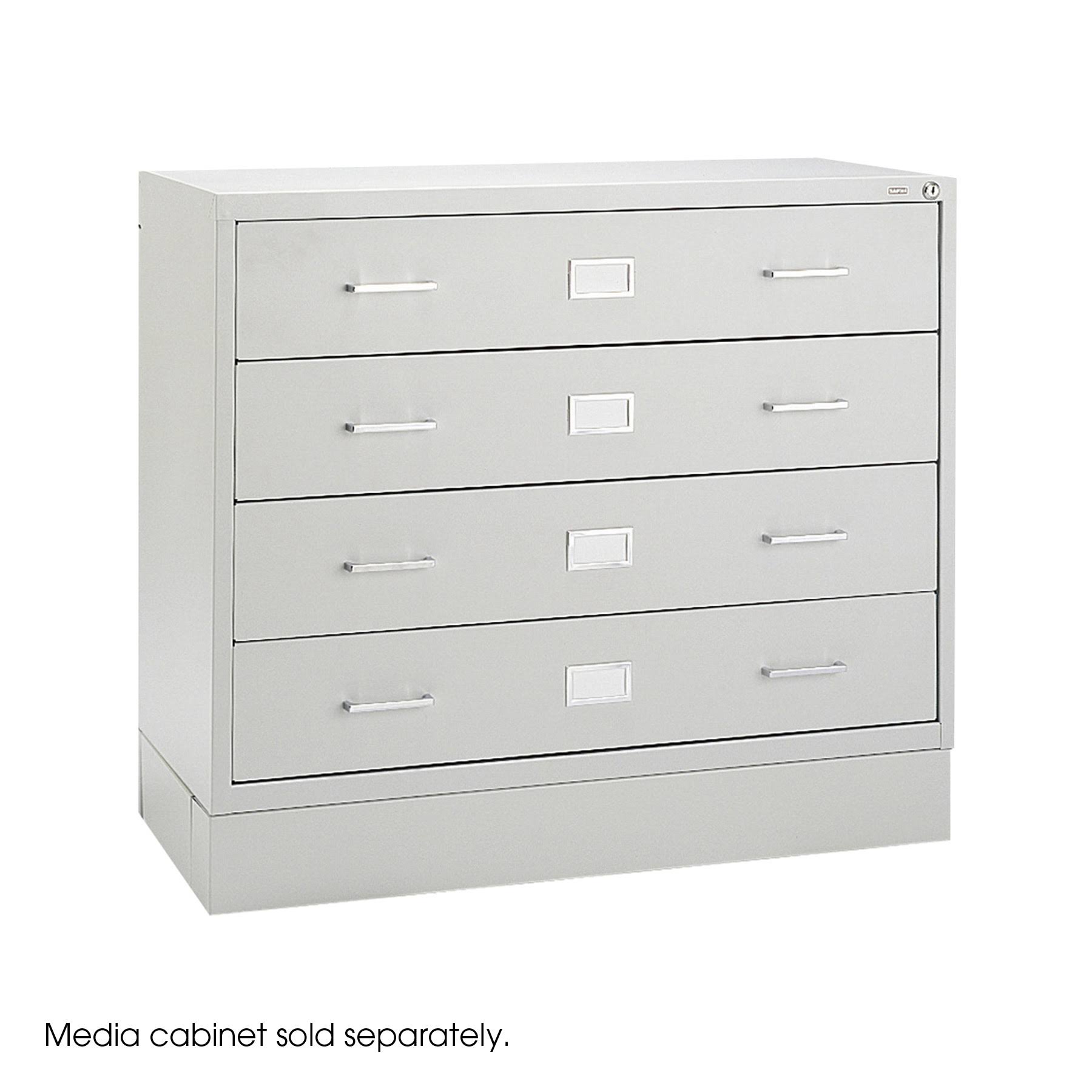 Safco Media Cabinet Base Light Gray