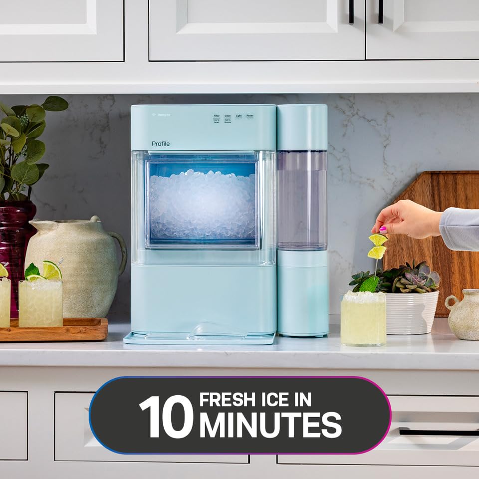 GE Profile Opal 2.0 XL with 1 Gallon Tank, Chewable Crunchable Countertop Nugget Ice Maker, Scoop included, 38 lbs in 24 hours