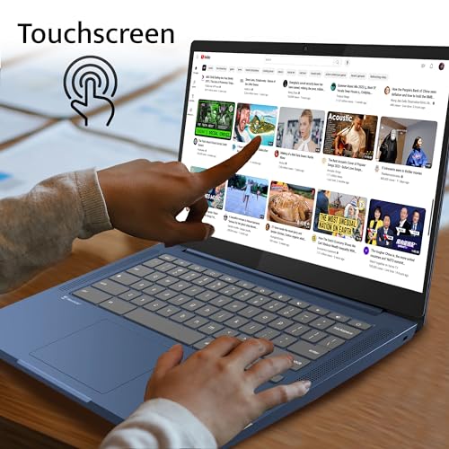Lenovo IdeaPad Slim 3 Chromebook, 14&Prime; FHD IPS Anti-Glare Touchscreen, MediaTek Kompanio 520, 4GB LPDDR4X