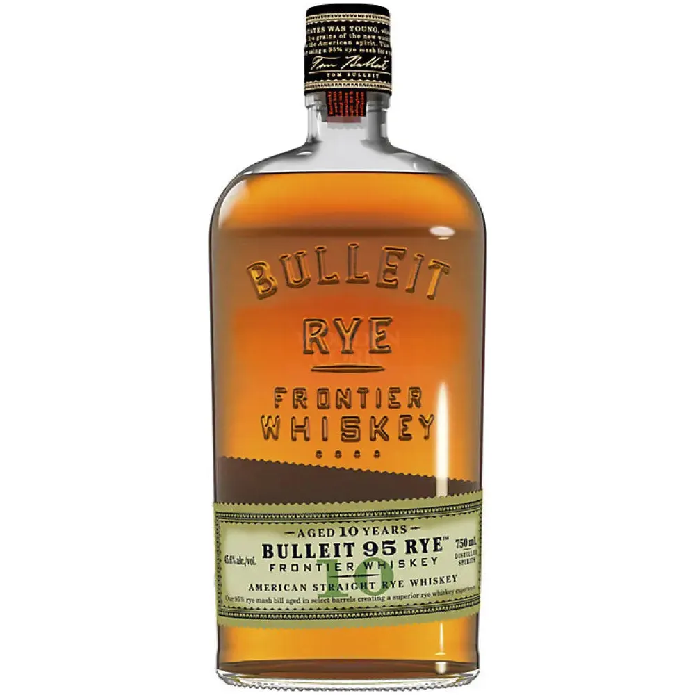 Bulleit 95 Rye Whiskey 10 Year Old 750ml - Nestor Liquor
