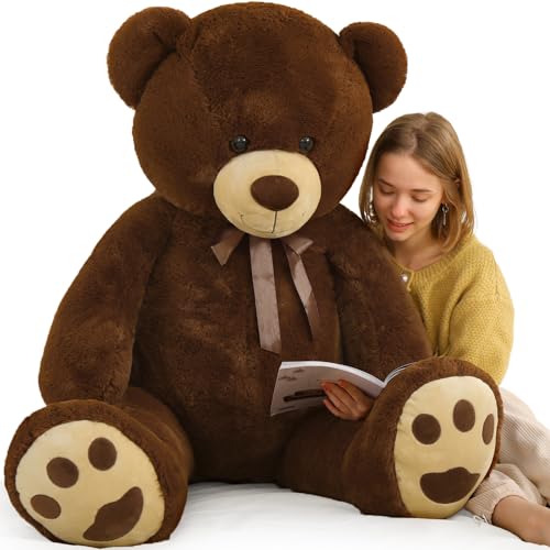 Tezituor Giant Teddy Bear 6ft Stuffed Animals - “I Love You”Red Heart Jumbo Human Size Teddy Bear for Girlfriend,Boyfriend,Wife,Lover-Birthday