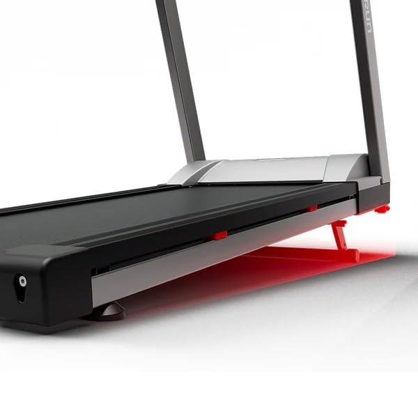 DeerRun Treadmills for Home with Incline and Handles, 3.5 HP Foldable Treadmill 350 LBS Weight Capacity for Small Spaces