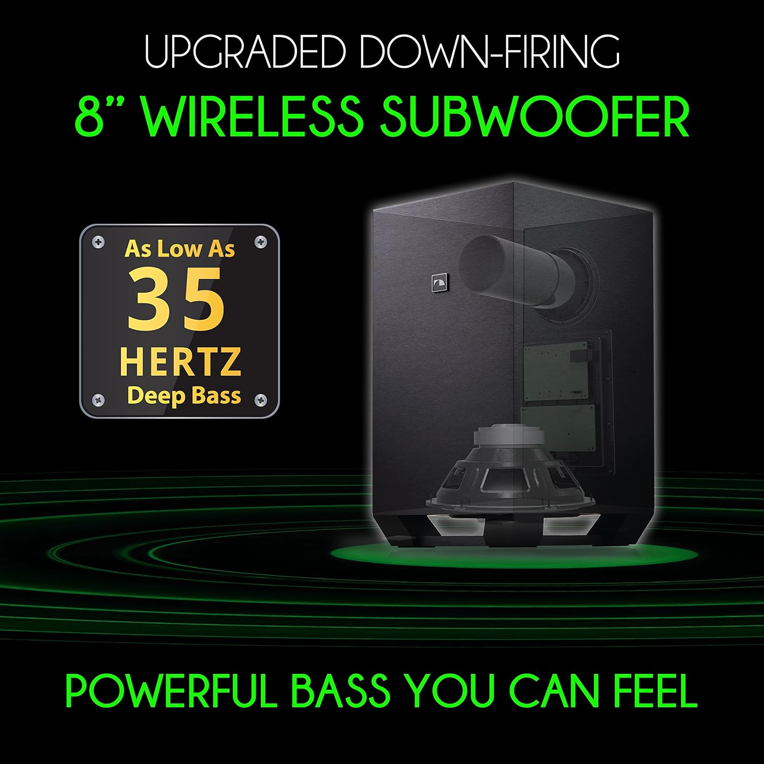 Nakamichi Shockwafe Pro 7.1.4 Channel 600W Dolby Atmos/DTS:X Soundbar with 8" Wireless Subwoofer