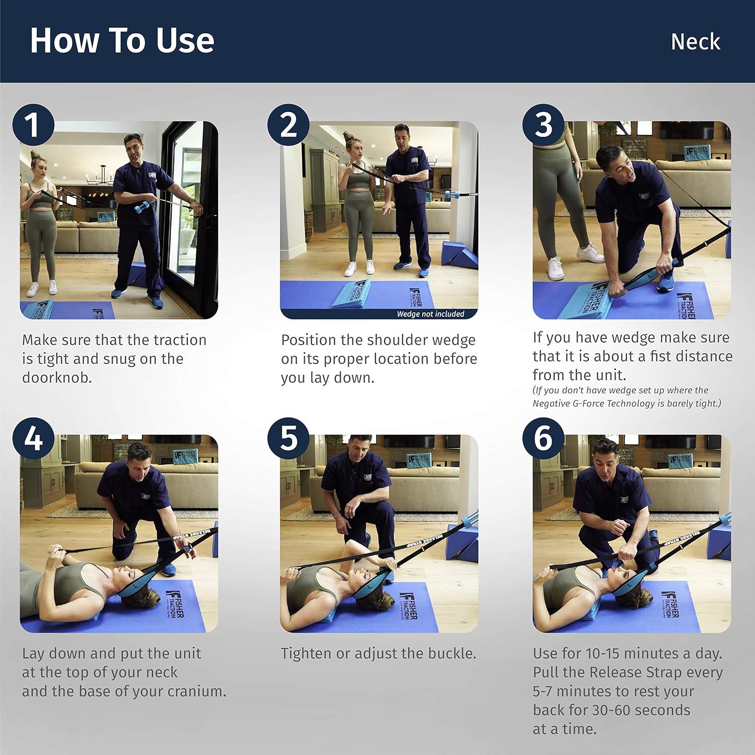 Fisher Traction Neck Pain & Headache Relief