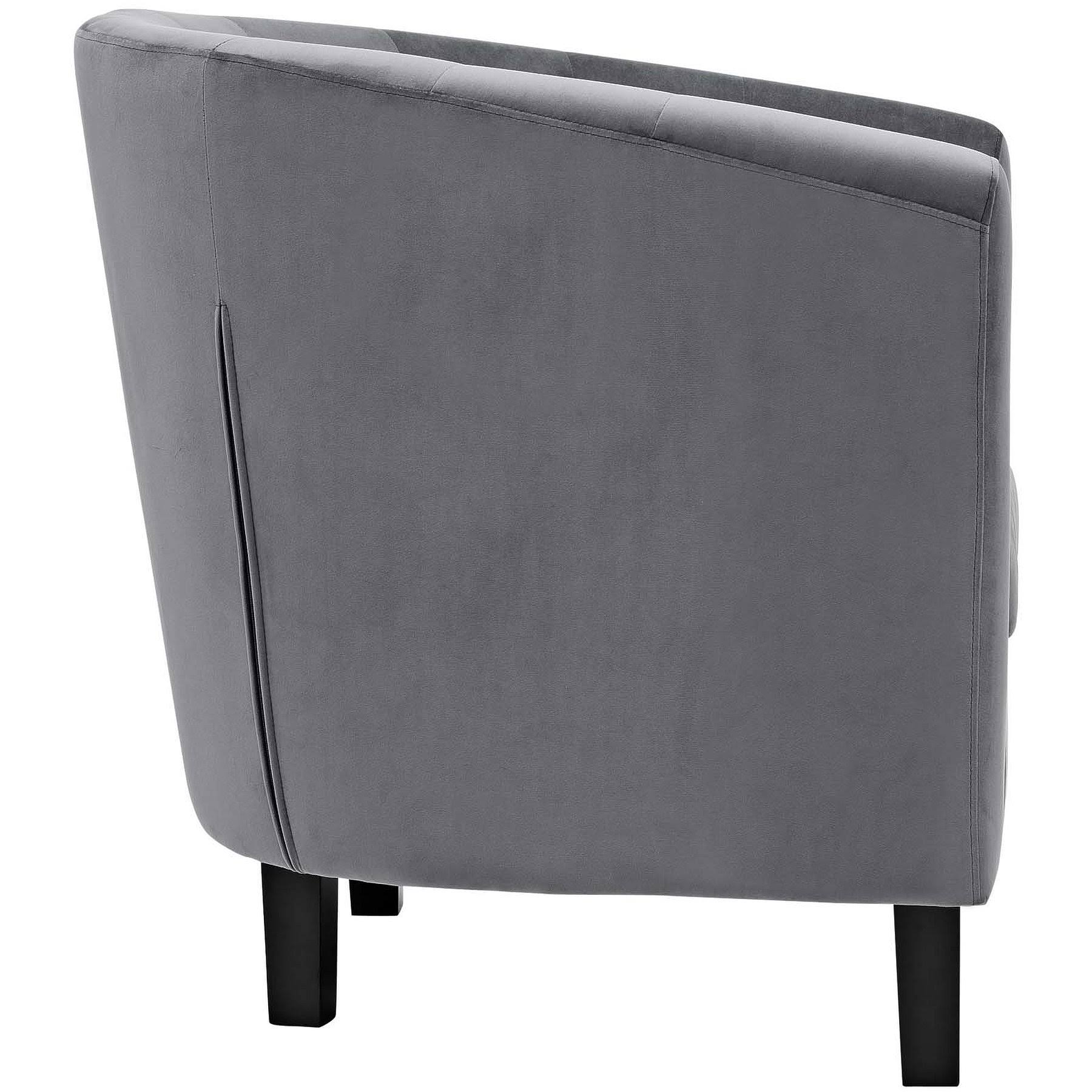 Modway | Prospect 2 Piece Velvet Armchair Set - Gray