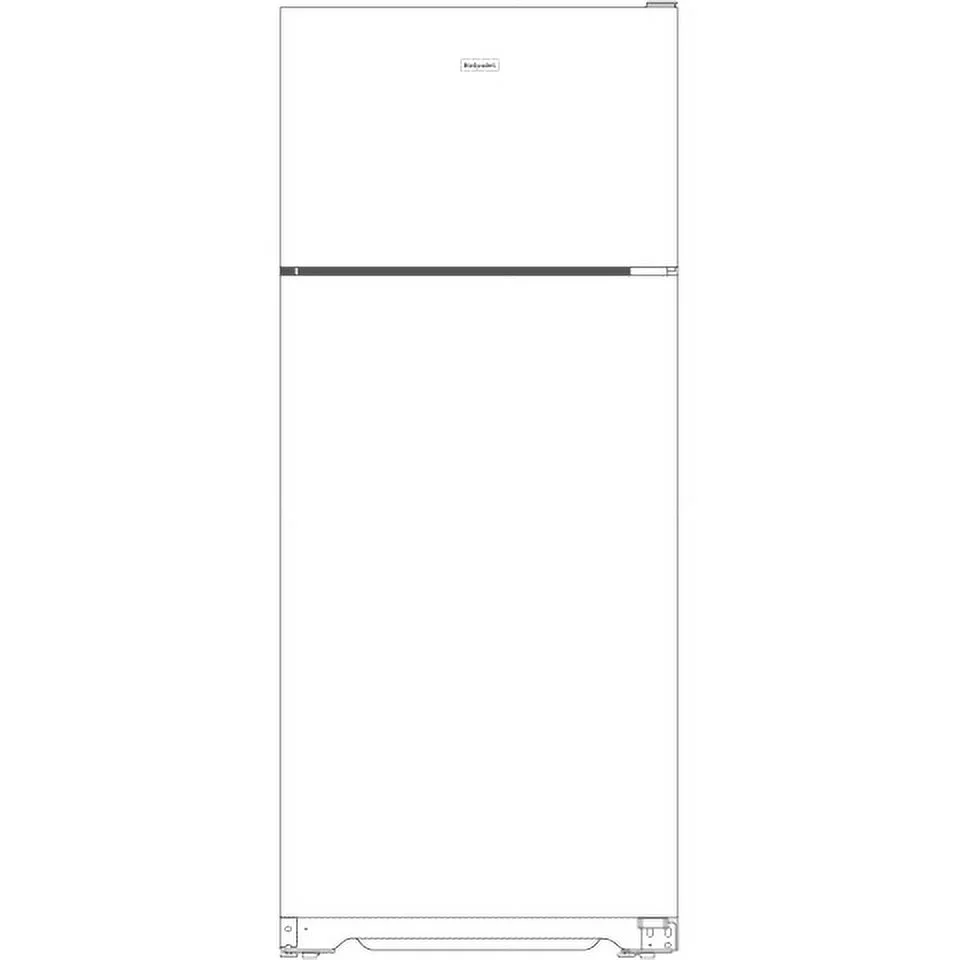Ge Hps18btnr Hotpoint 28" Wide 17.5 Cu. Ft. Energy Star Rated Full Size Refrigerator -