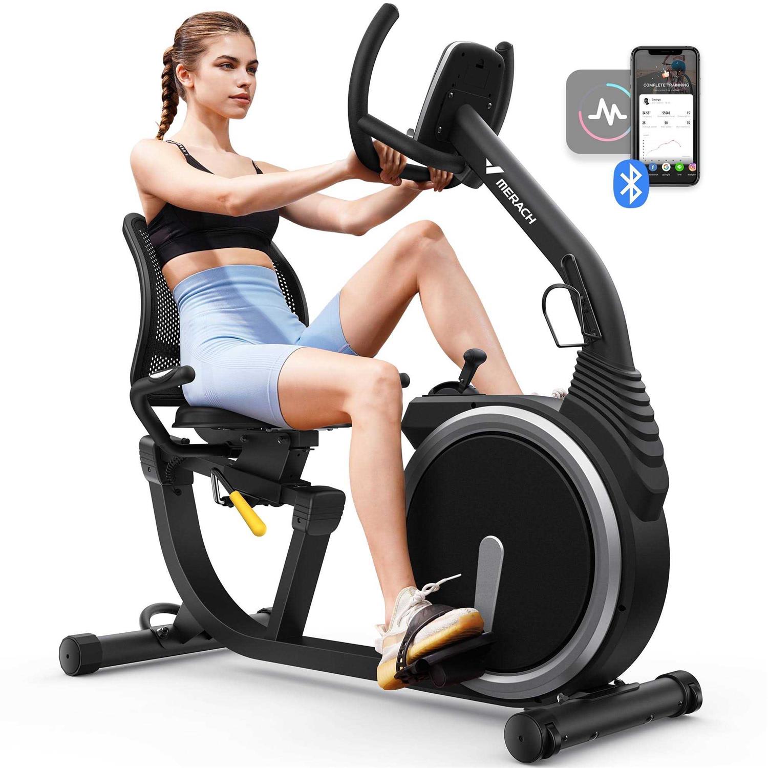 Merach S19 Recumbent Bike-Experience Unmatched Comfort and Performance - Sports Supplies Online Store