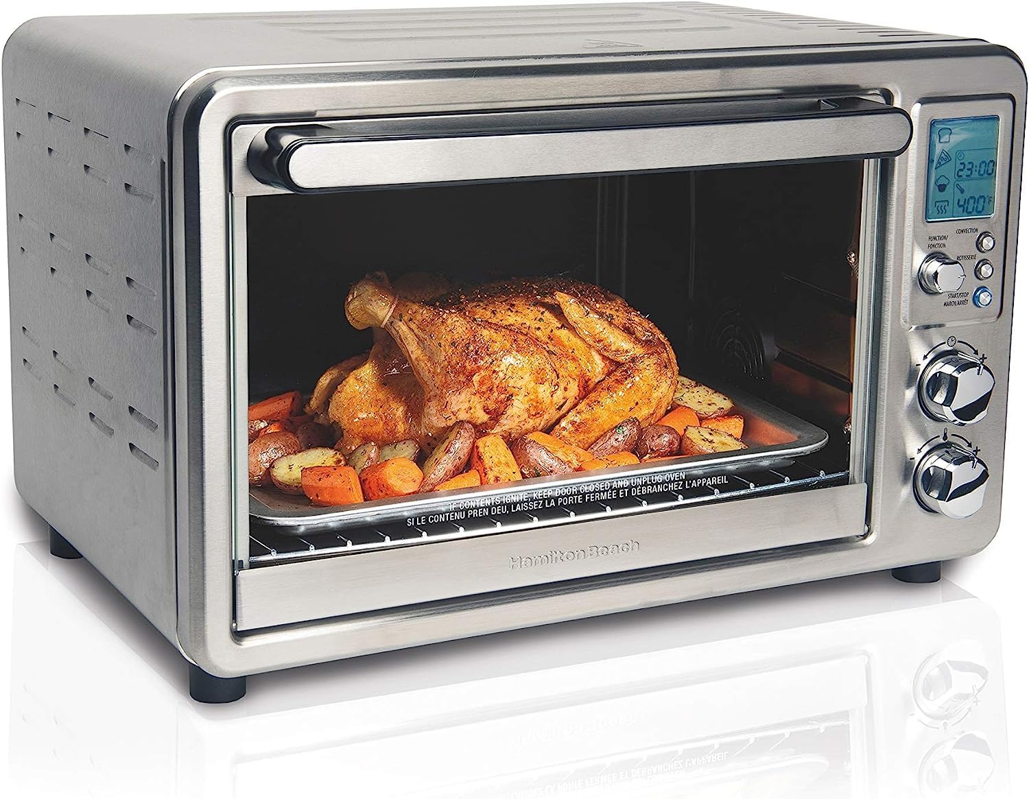 Hamilton Beach Sure-Crisp Digital Air Fryer Toaster Oven with Rotisserie | 31193